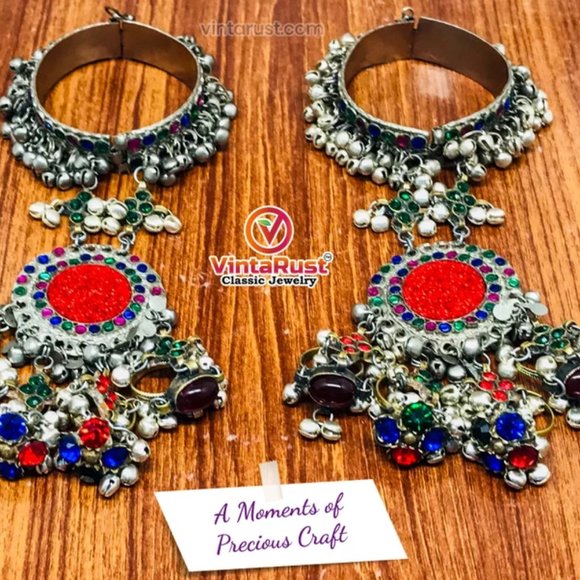 Single Slave Bracelet, Handmade Bracelet With Rings, Link and Chain Bracelet - Picture 3 of 7